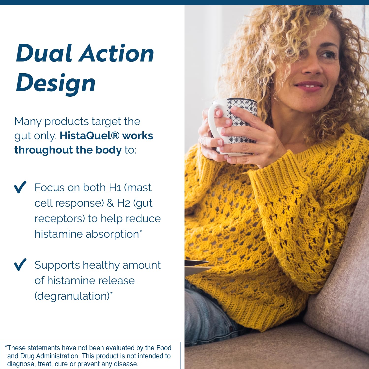 Researched Nutritionals HistaQuel mast cell icon image conveys immune-friendly support.
