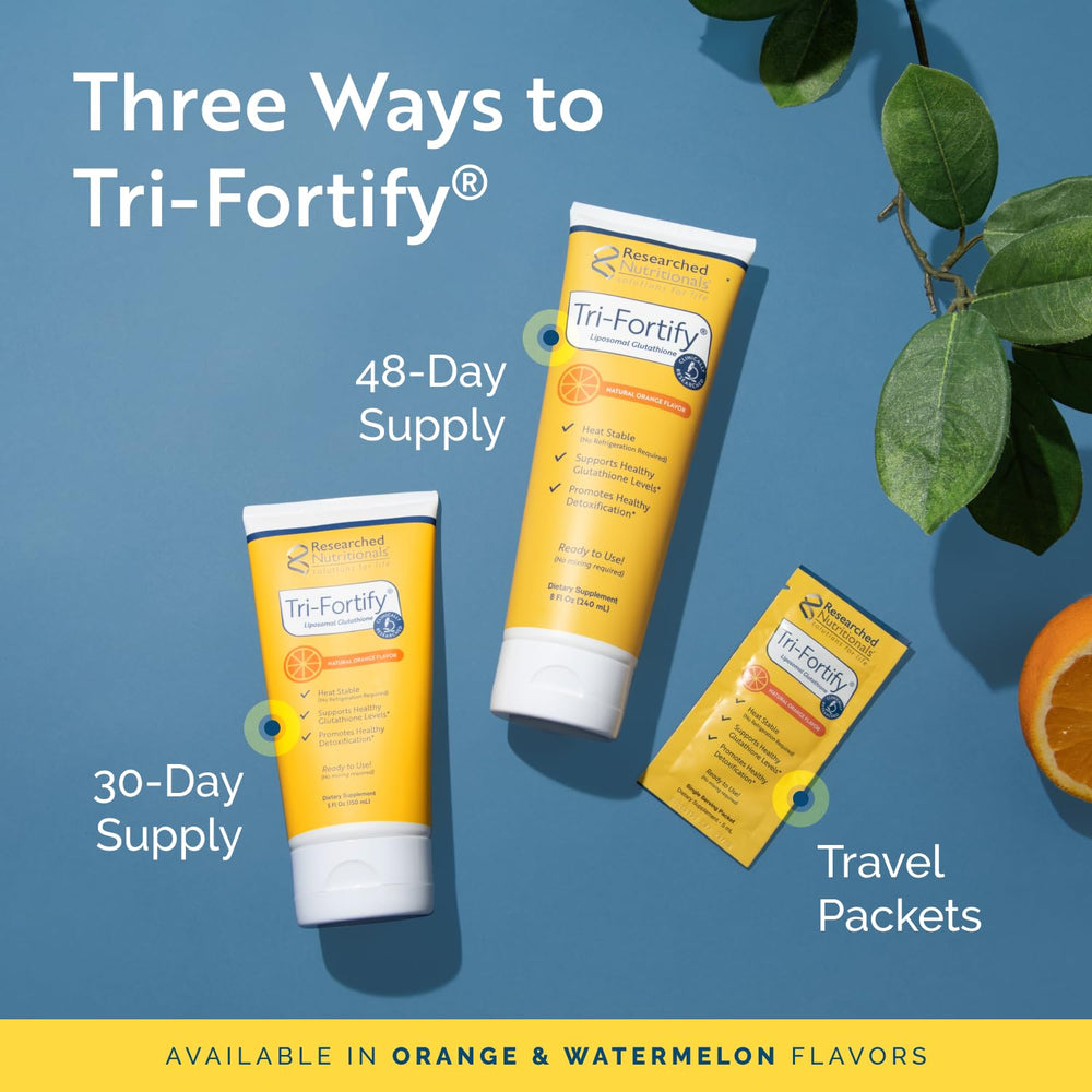 Researched Nutritionals 5 oz packaging detail highlights compact daily option