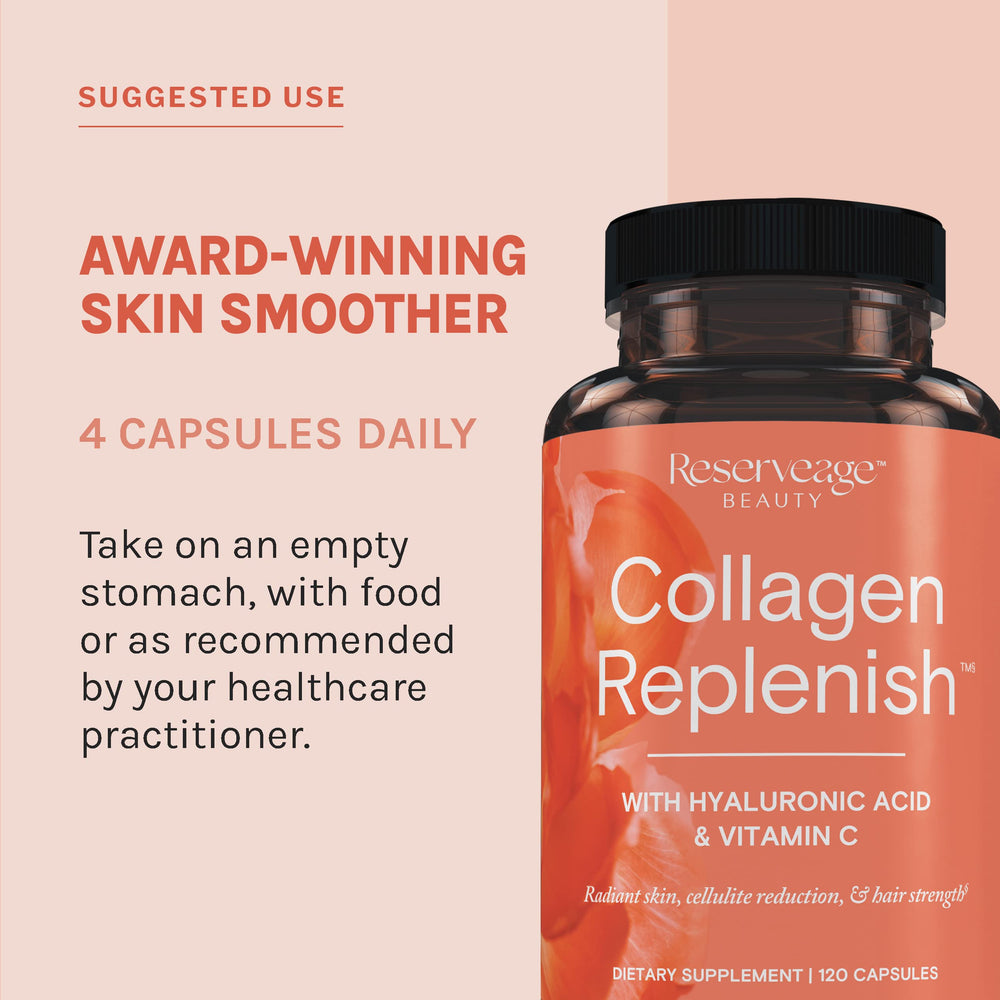 Reserveage Beauty Collagen Replenish with hyaluronic acid imagery