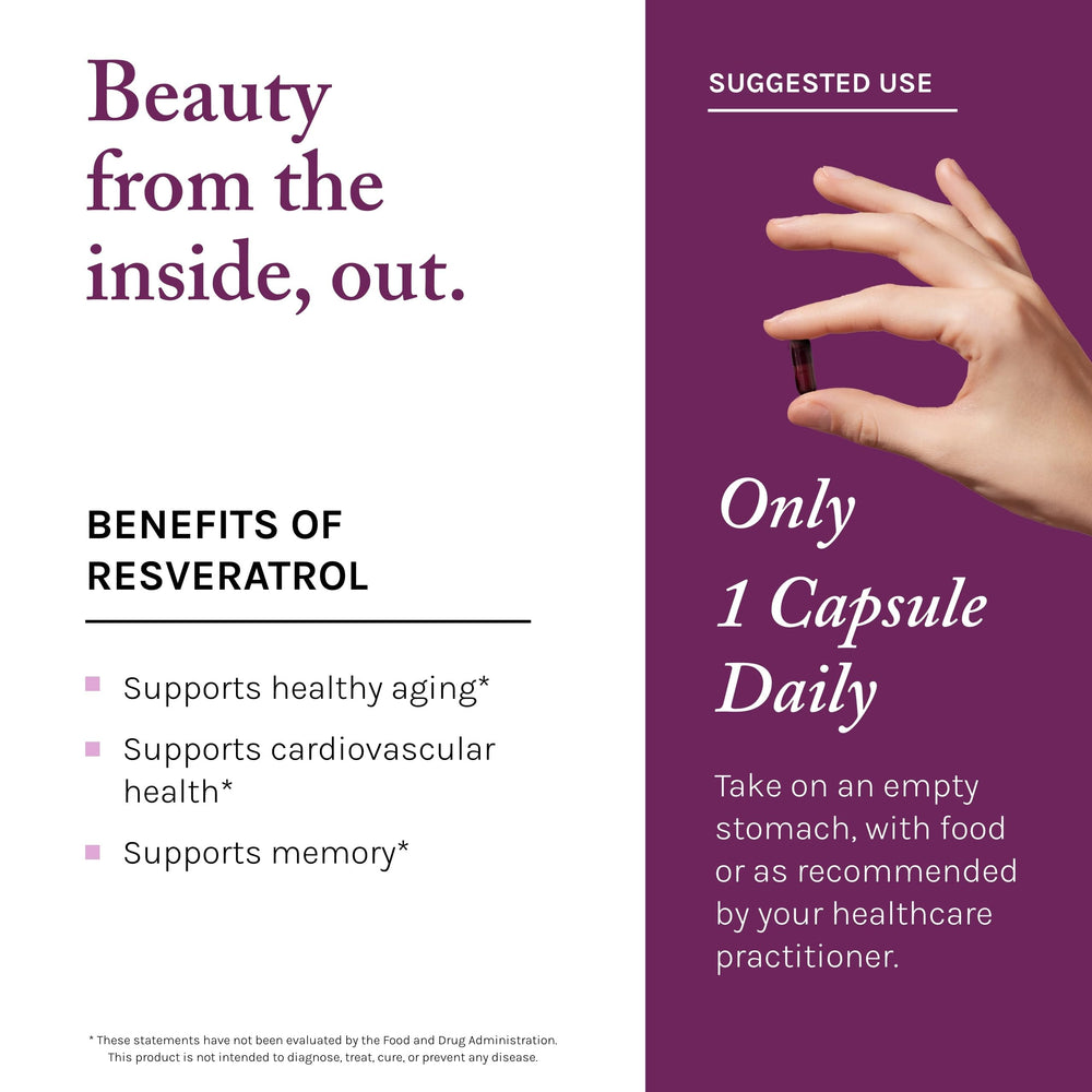 Quercetin ingredient visual with Reserveage Beauty Resveratrol Plus+ bottle.