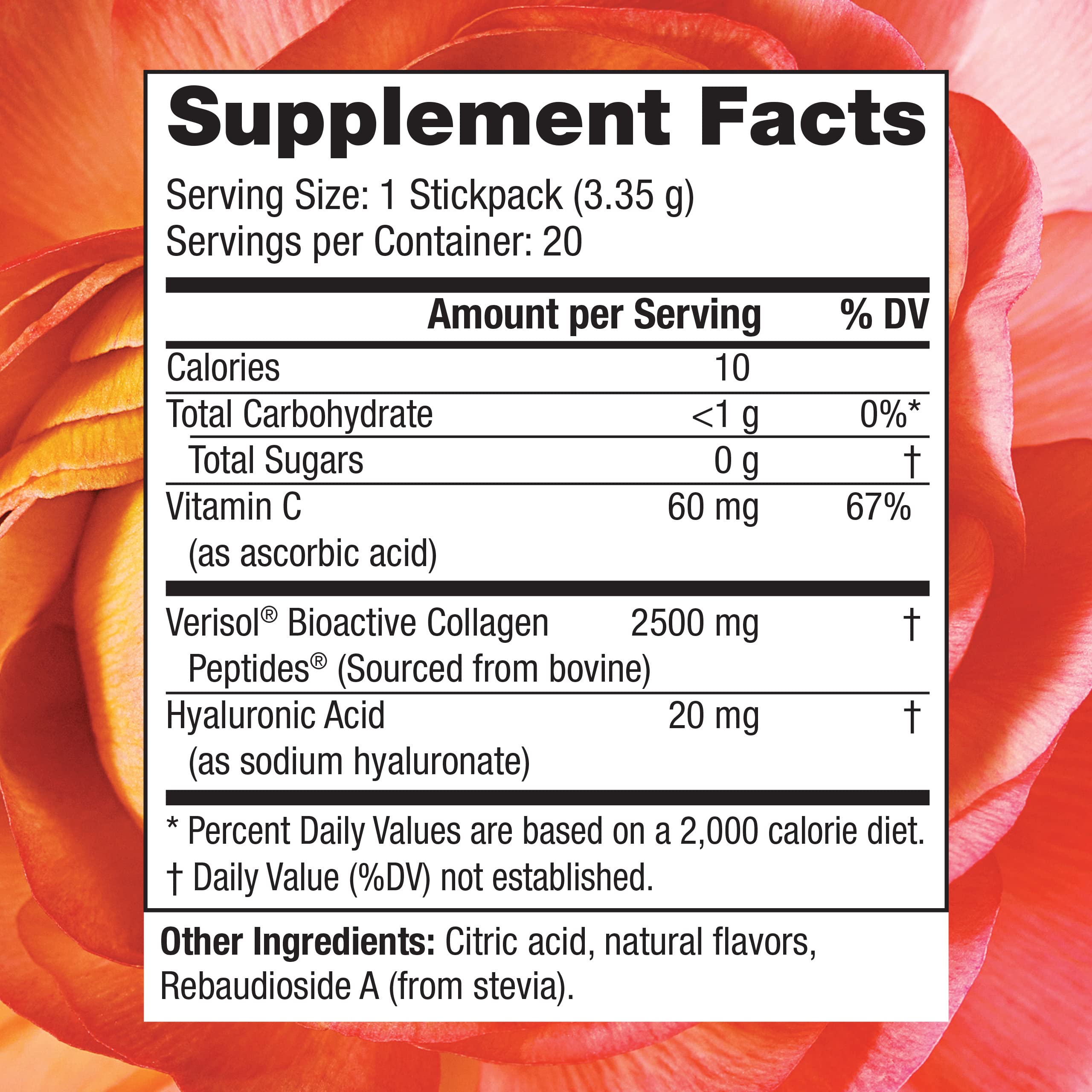 Reserveage Nutrition collagen candy chews closeup highlighting tasty, sugar-free formula.