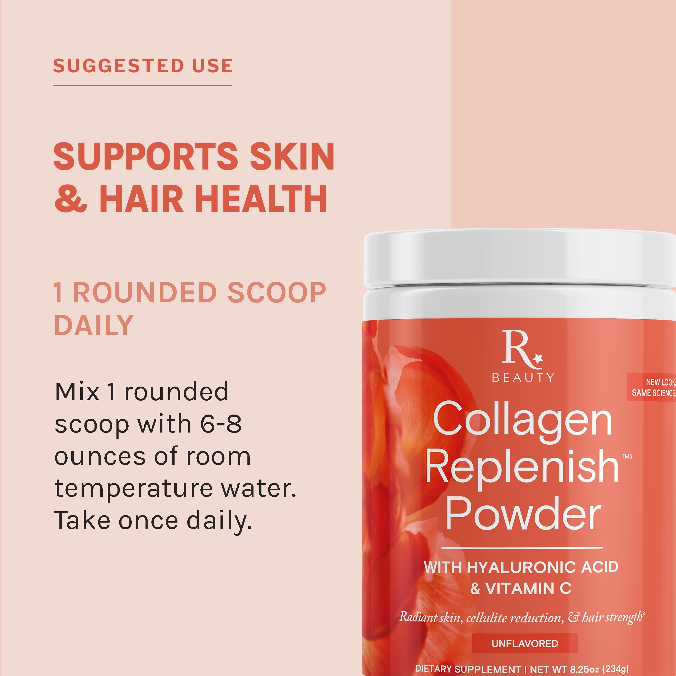 Reserveage Beauty Collagen Replenish smoothie image demonstrates easy daily integration.