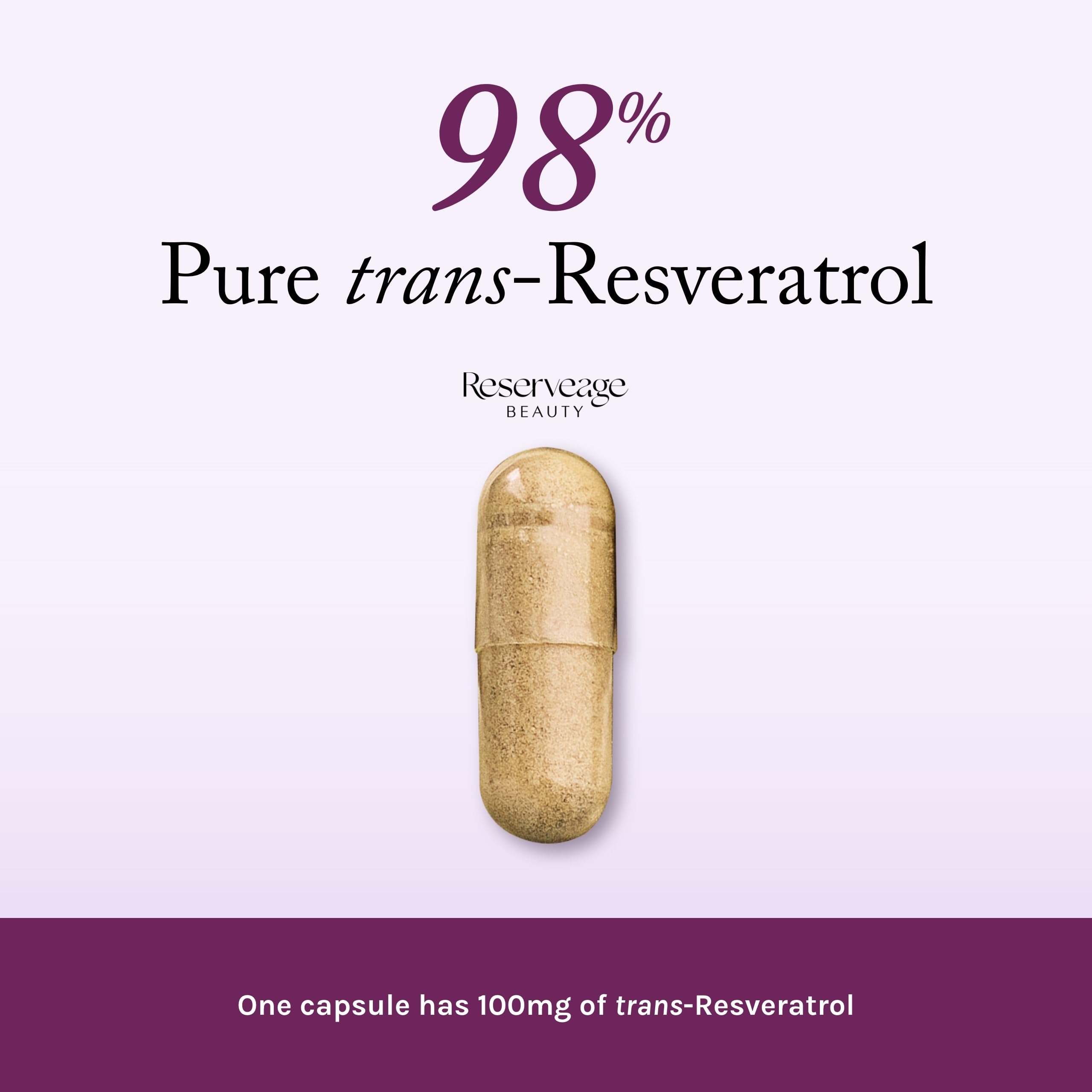 Reserveage Nutrition Beauty Organic Muscadine grapes highlight natural antioxidant source.