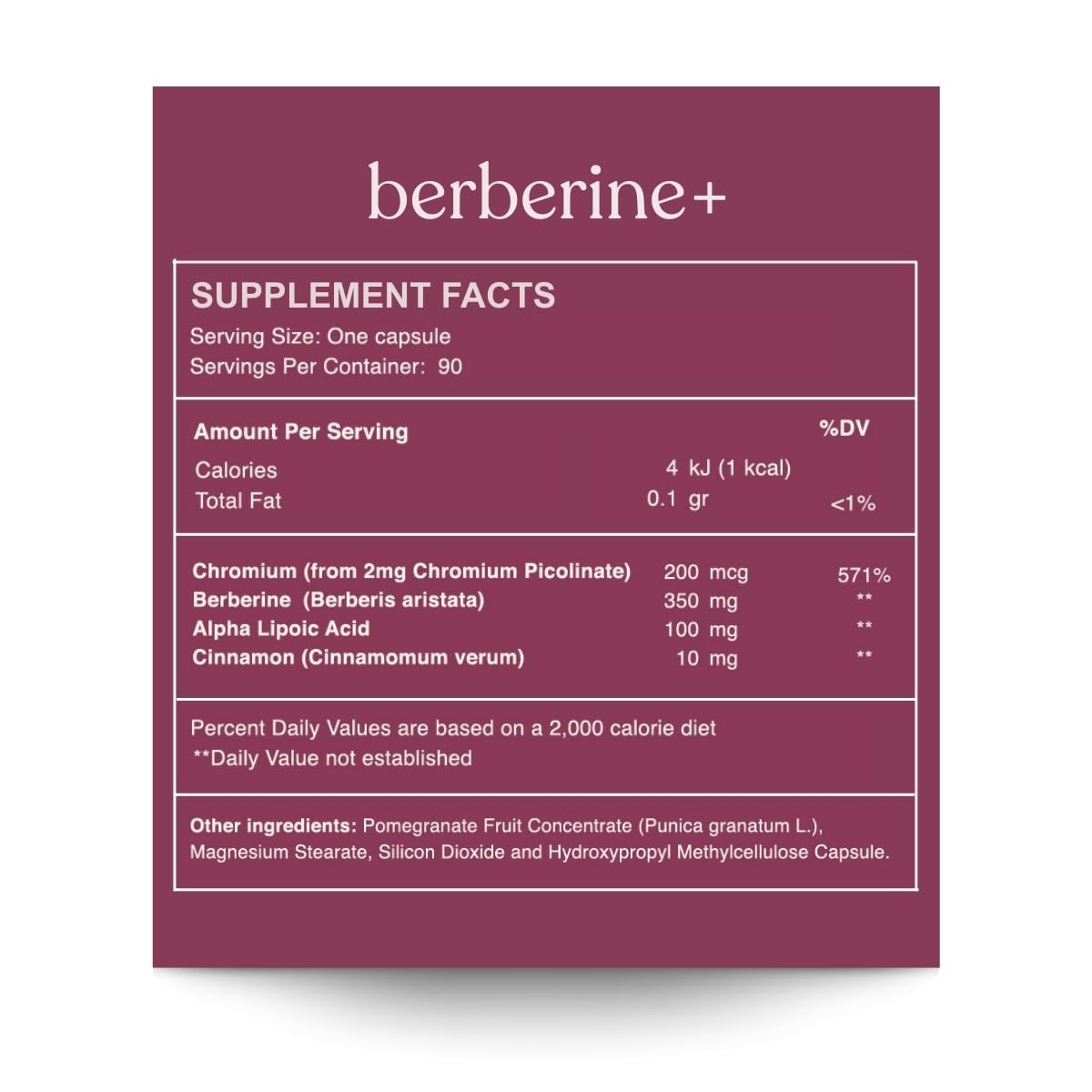 Reset Wellness Berberine+ capsule close-up emphasizing easy daily use