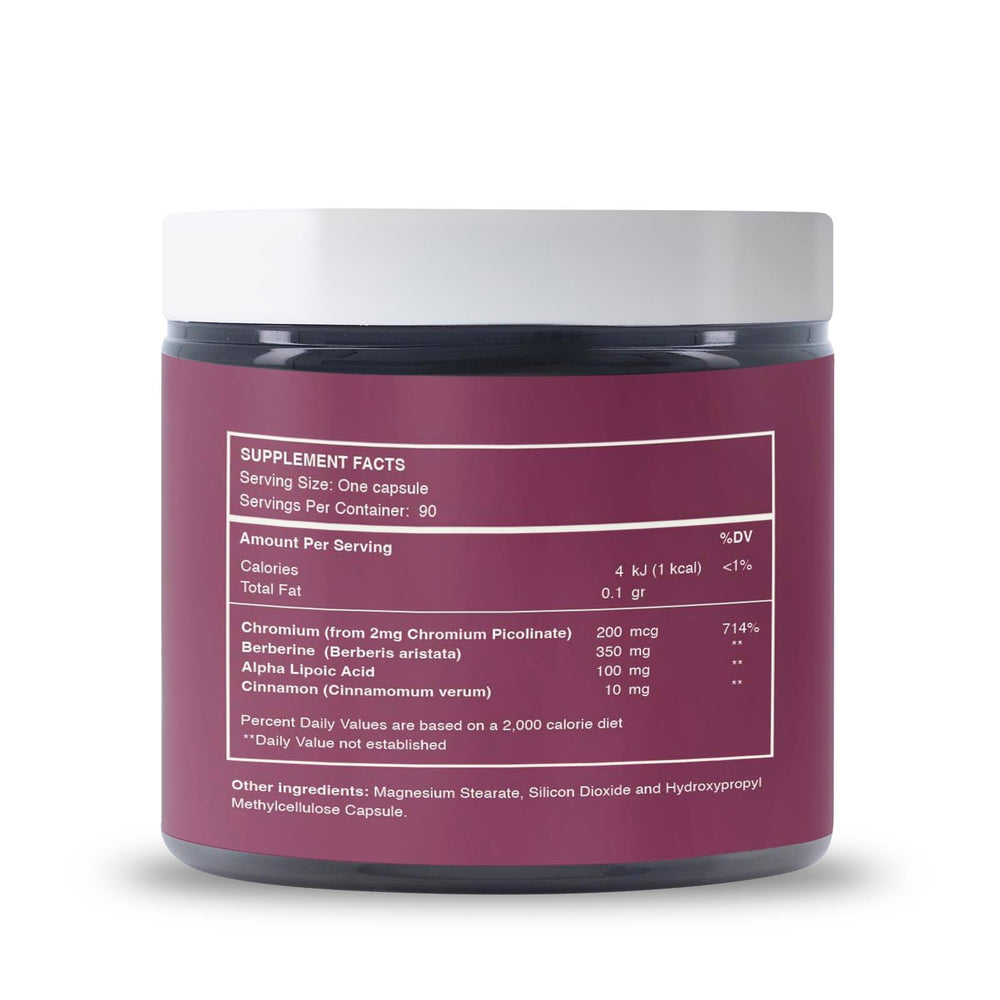 Reset Wellness Berberine+ label with professional branding signals clinical expertise