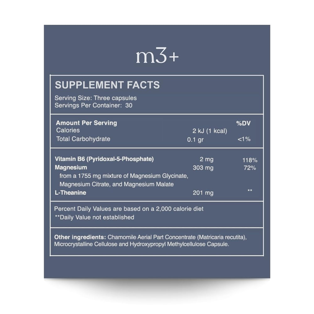 Reset Wellness M3+ capsules close-up highlights easy daily dosage.