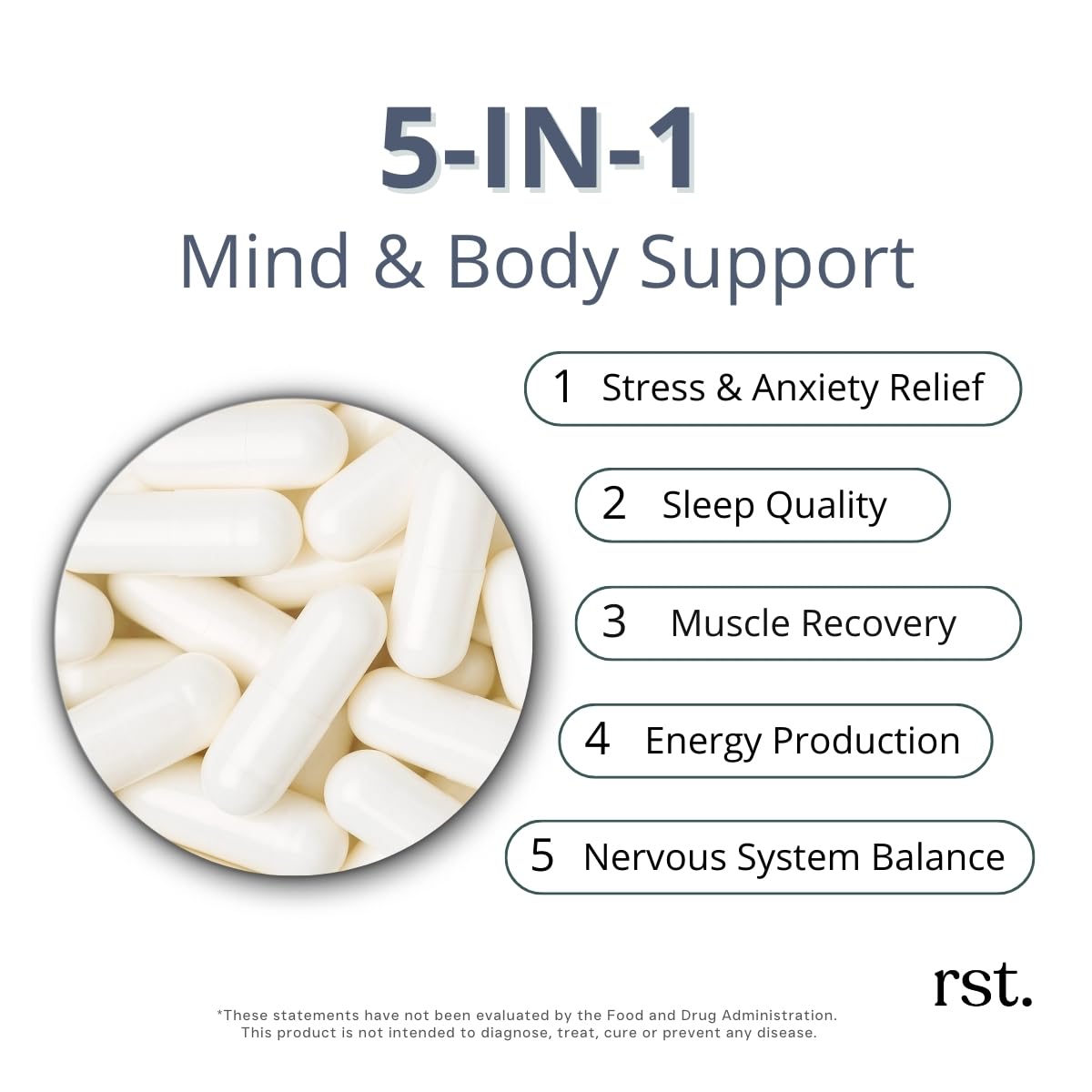Reset Wellness M3+ label focuses on GMO-free and allergen-free benefits.