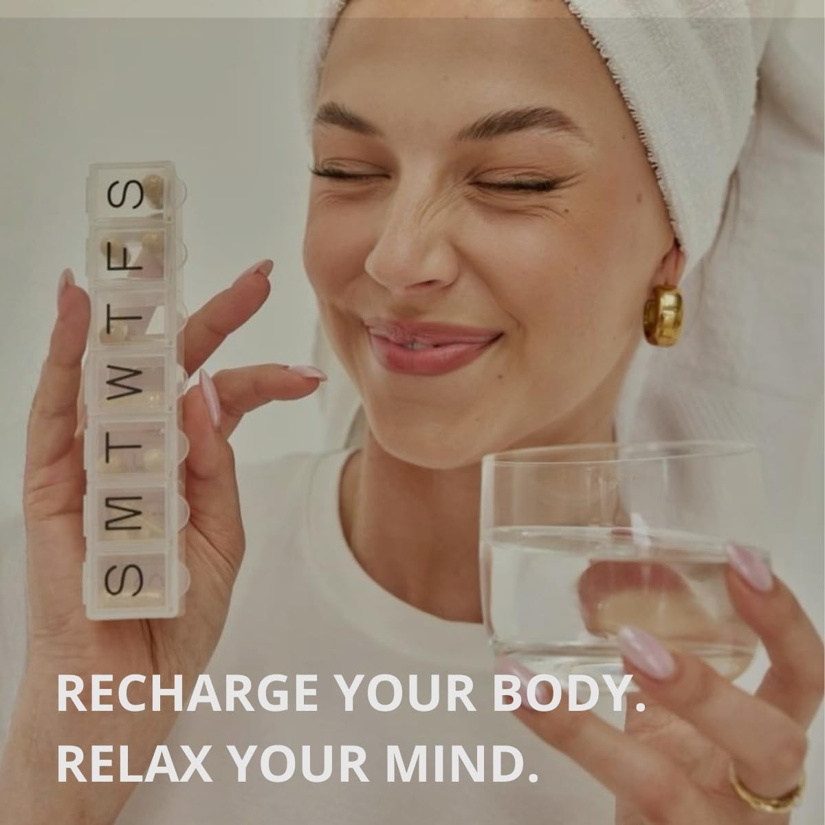 Reset Wellness M3+ packaging on shelf emphasizes GMP-grade quality.