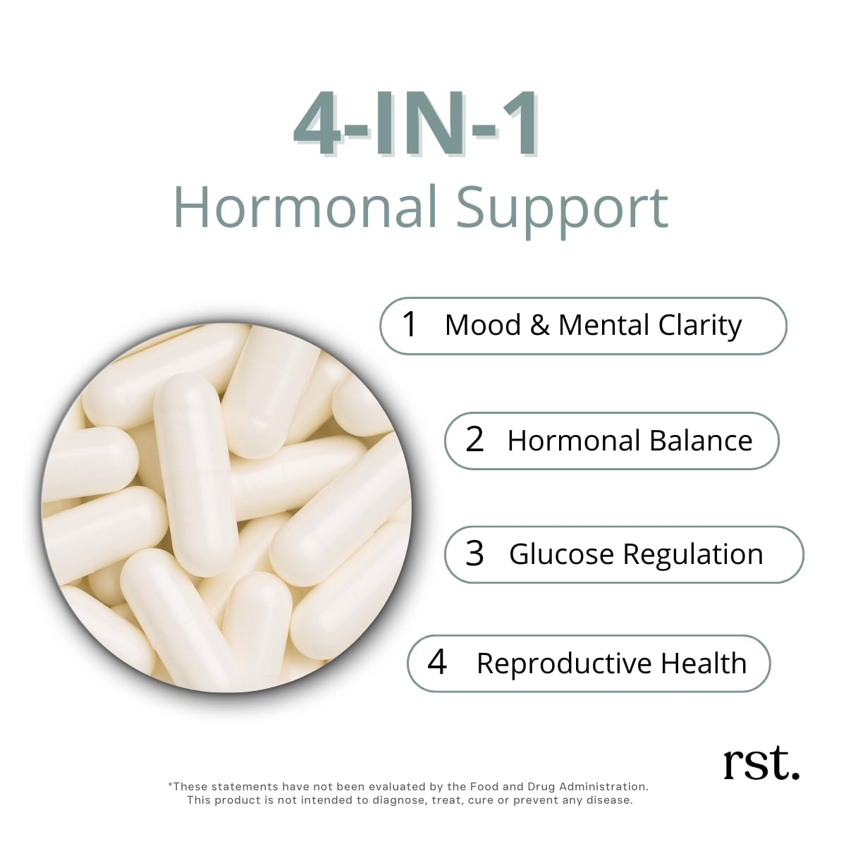Reset Wellness Myoinositol Plus label close-up showing 40 to 1 ratio