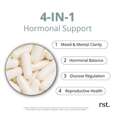 Reset Wellness Myoinositol Plus label close-up showing 40 to 1 ratio