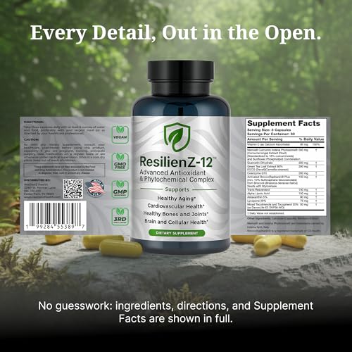 ResilienZ-12 curcumin phytosome close-up highlighting advanced absorption