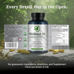 ResilienZ-12 curcumin phytosome close-up highlighting advanced absorption