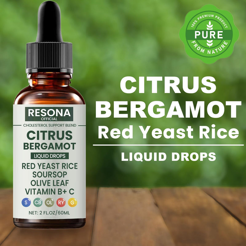 Resona Official citrus bergamot tincture pour stream highlighting fast-absorbing formula