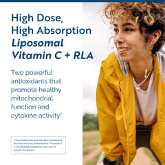 Researched Nutritionals C-RLA bottle side view for easy daily use.