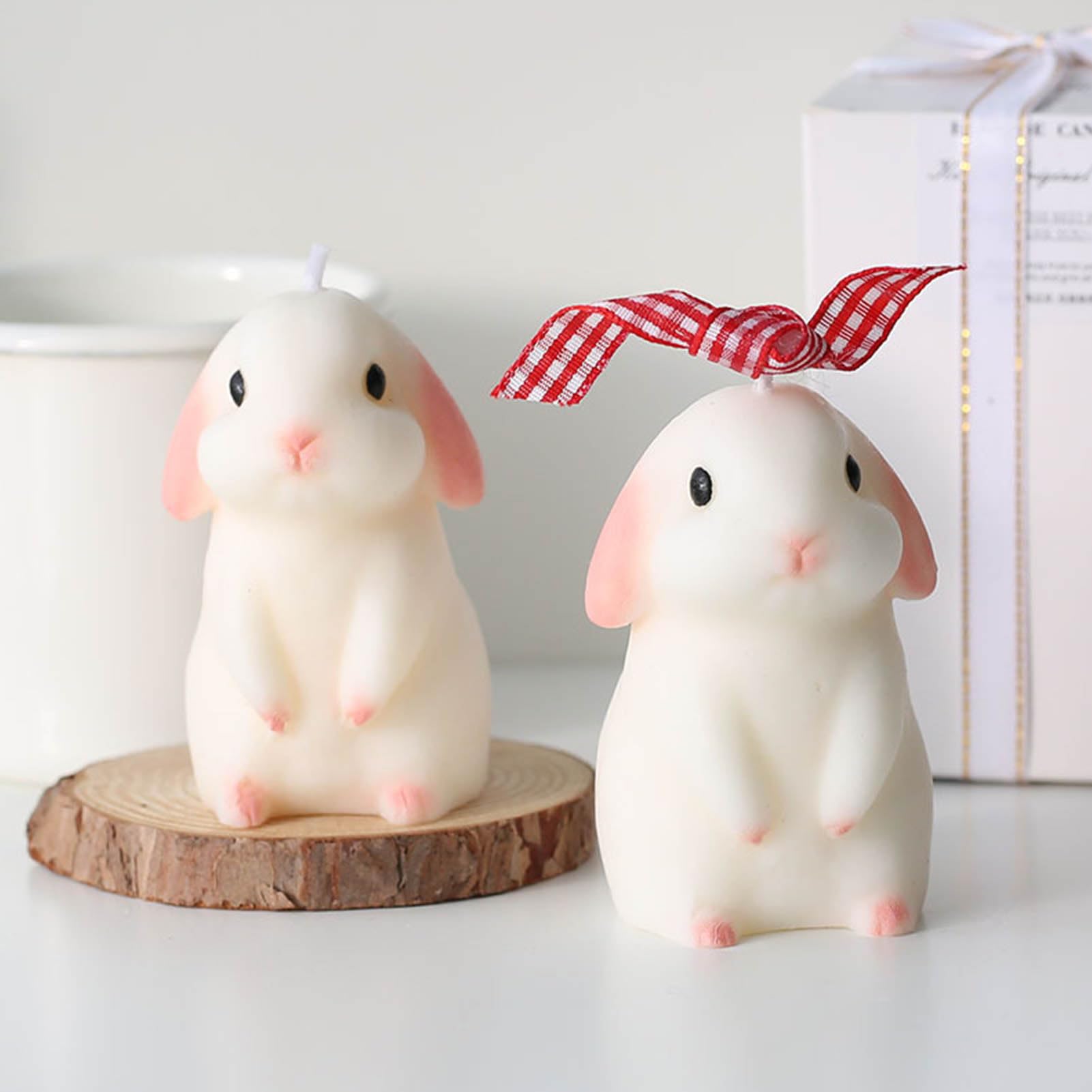 Restokki white bunny ears detail highlights delicate design for bedroom decor.