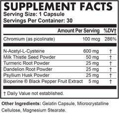 Capsules arranged to suggest an easy, daily cleansing routine.