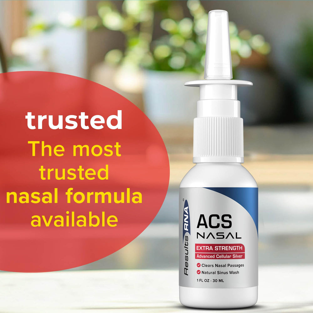 Results RNA ACS 200 Nasal Extra Strength daily use routine with bottle