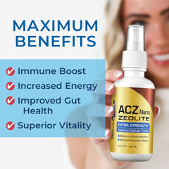 Results RNA ACZ Nano Zeolite close-up of spray nozzle for quick use