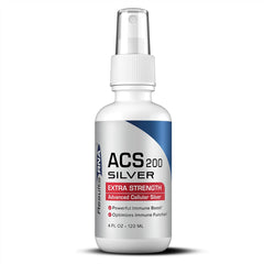 Results RNA ACS 200 Silver bottle front view signaling portable immune support