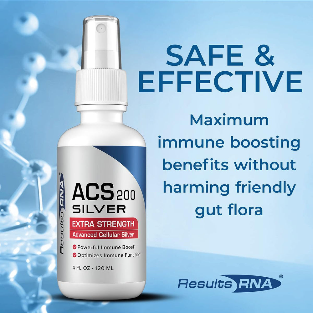 Results RNA ACS 200 Silver label close-up emphasizing trusted components