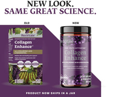 ResVitale Hyaluronic Acid ingredient closeup showing hydration support