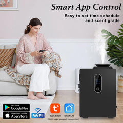 Revesien Scent Diffuser quiet operation during night use under 34dB