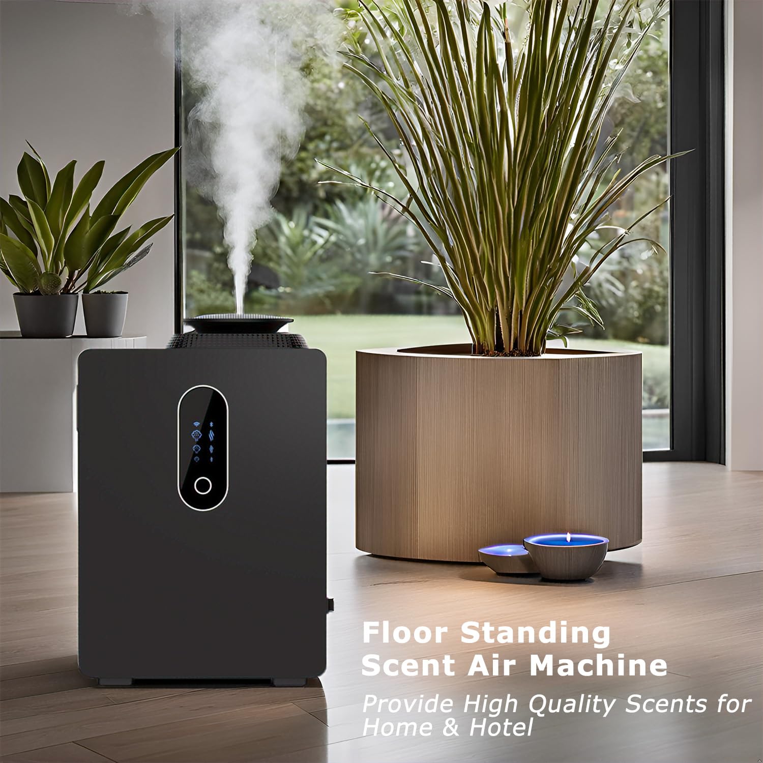 Revesien Scent Diffuser in stylish room setup highlights seamless integration