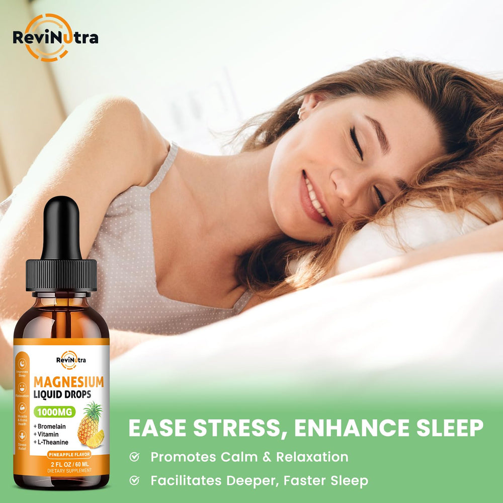 Two milliliters daily with ReviNutra drops fits into busy mornings.