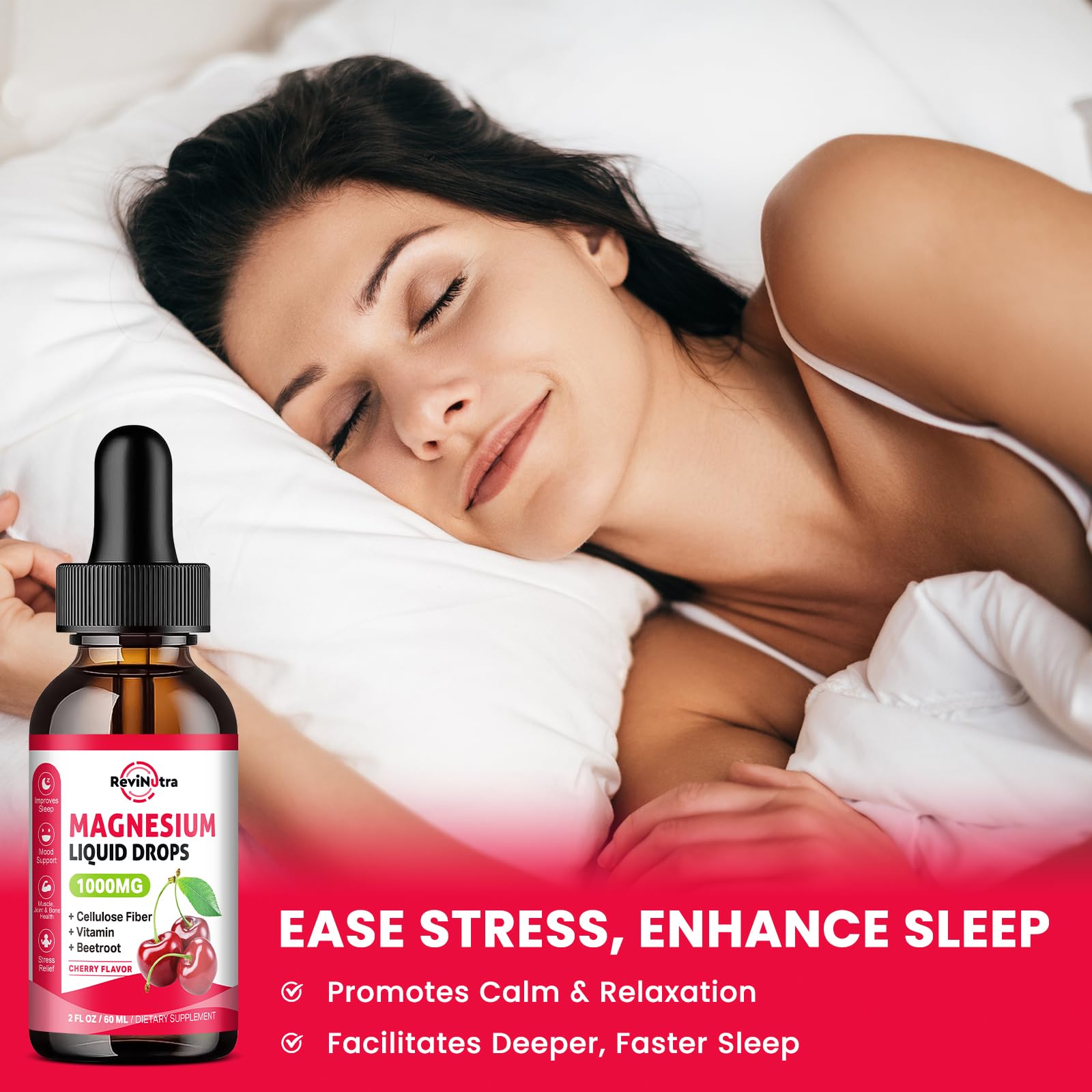 ReviNutra Magnesium Liquid Drops label nutrition for quick ingredient visibility.