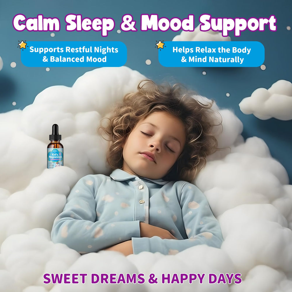 ReviNutra Kids drops being dispensed for gentle sleep support