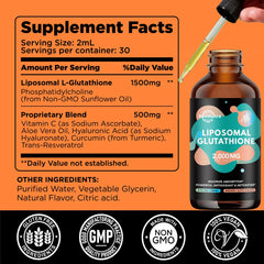ReviNutra drops for liposomal glutathione demonstrate quick absorption and versatile use.