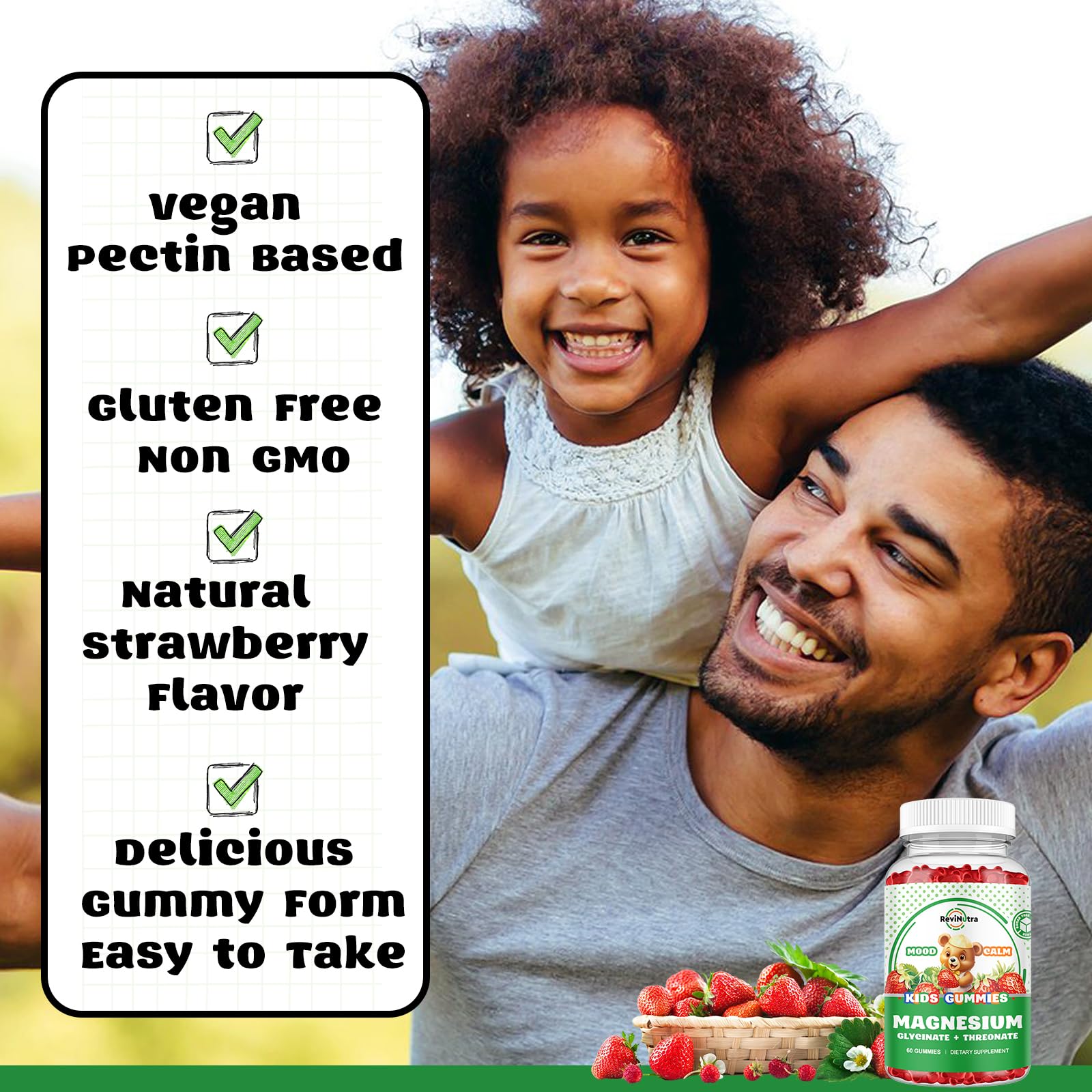 ReviNutra omega-3 enriched formula in gummies, supporting brain and mood.