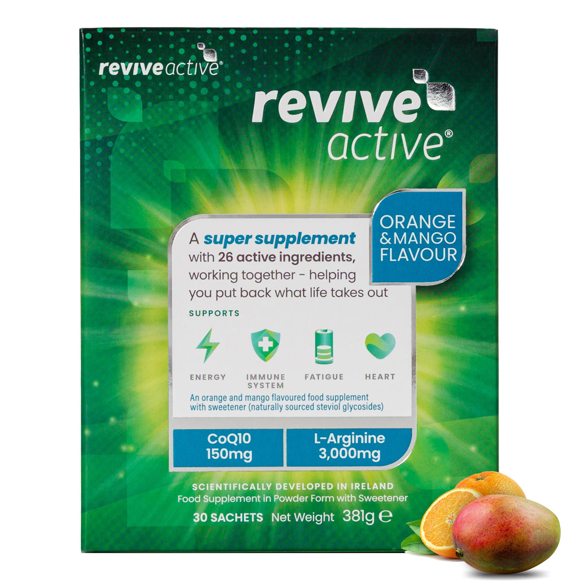Revive Active 30-day sachet pack for daily energy support