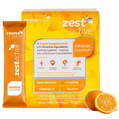 Revive Active Zest Active packaging sachet ready for daily energy support.
