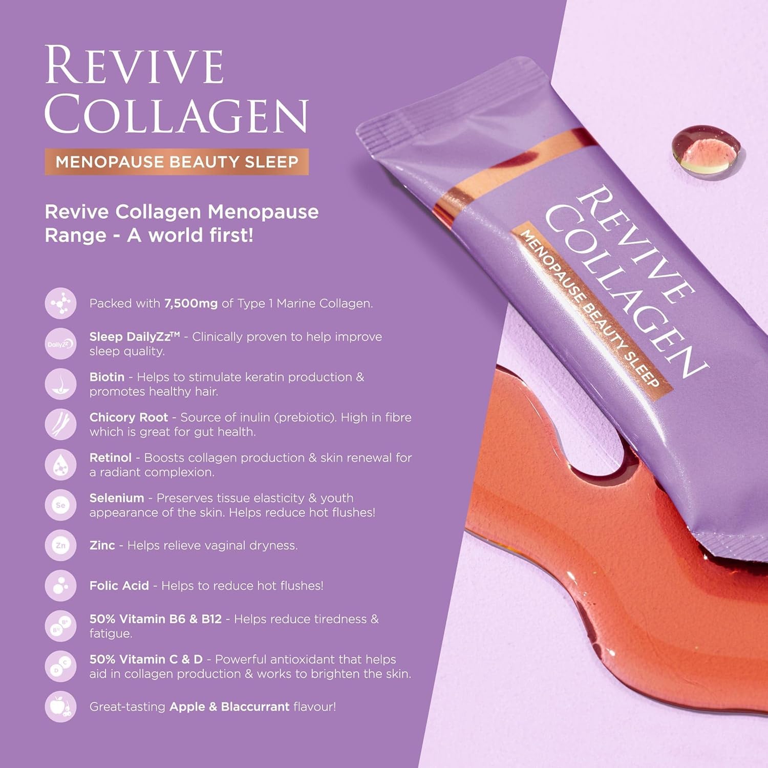 Revive Collagen Menopause drink daily ritual scene shows easy routine