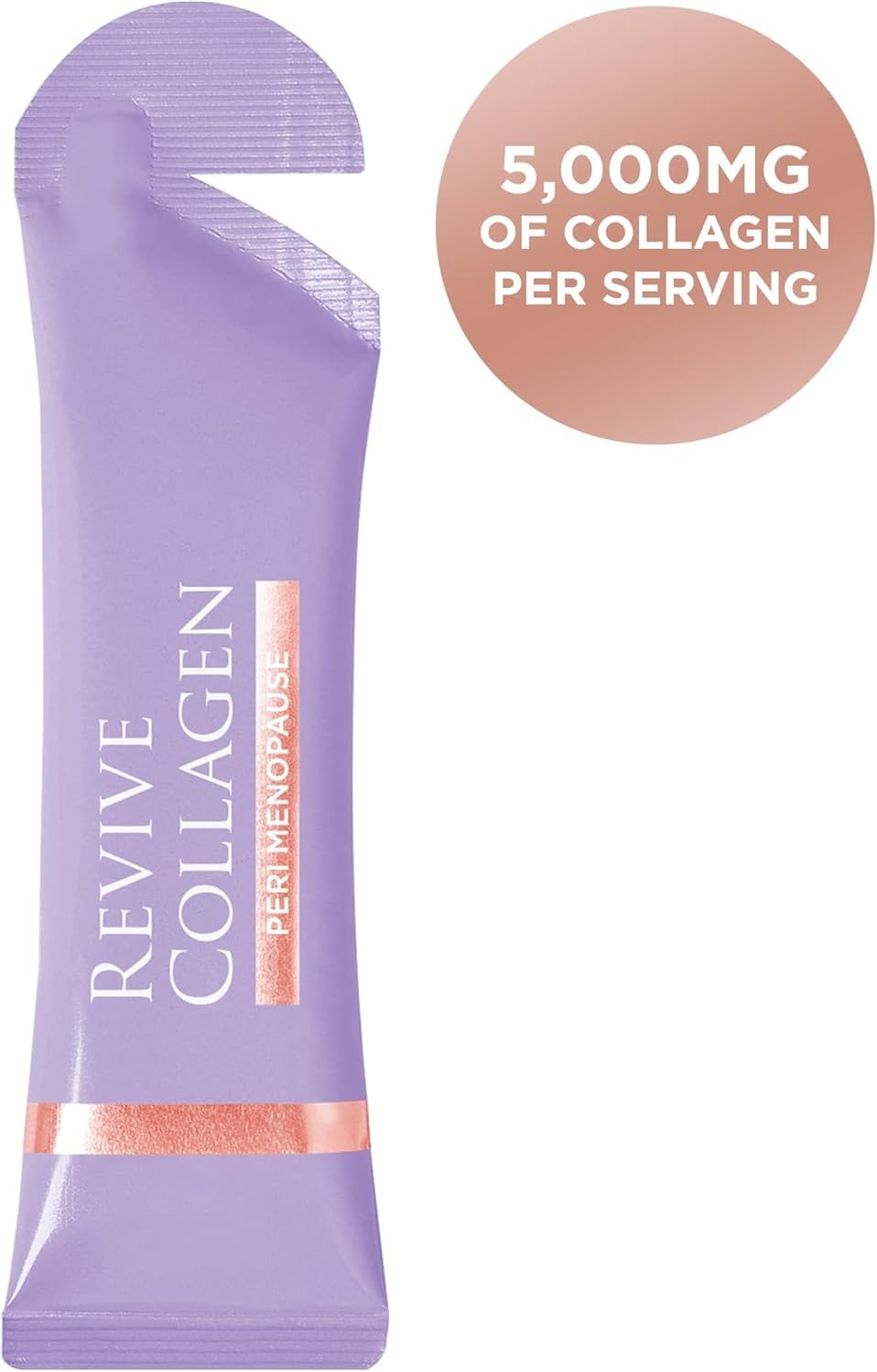 Revive Collagen Menopause Drink glass served for morning hydration.