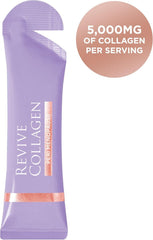 Revive Collagen Menopause Drink glass served for morning hydration.