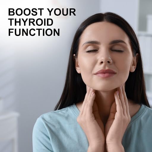 Revive Herbs Thyroid Support mineral blend graphic features selenium and zinc for thyroid health.