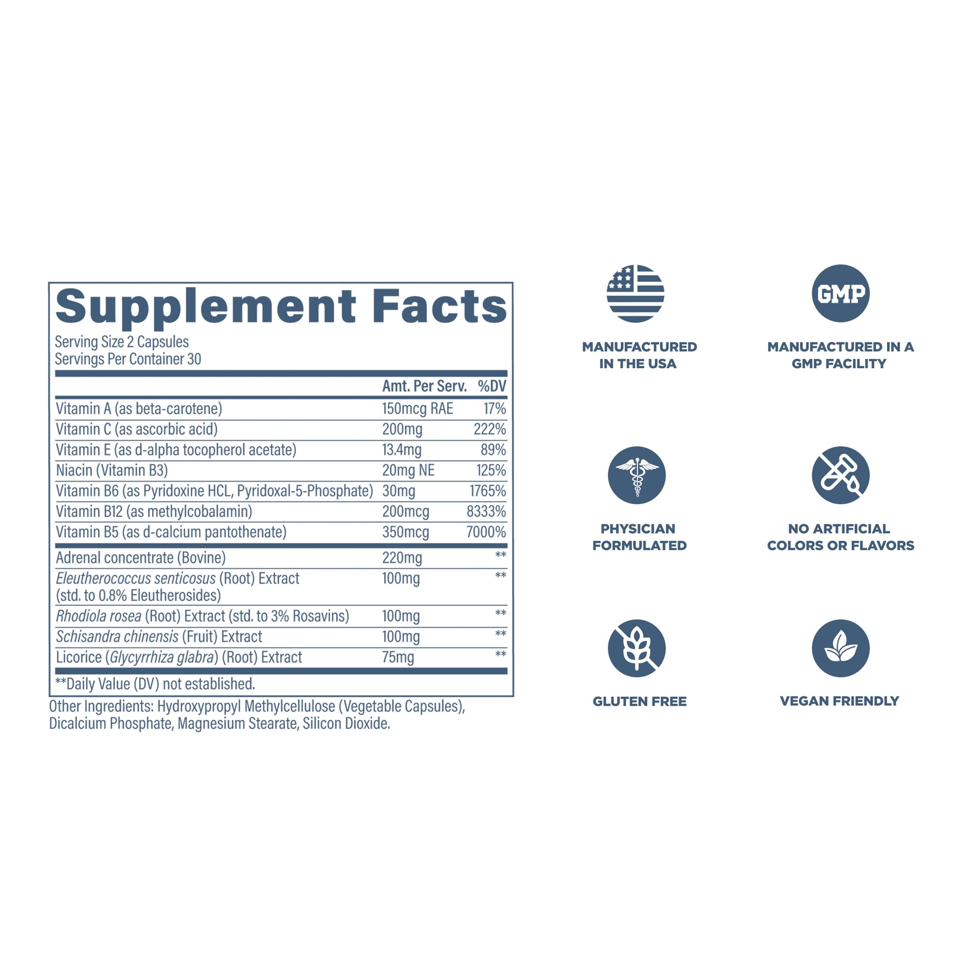 Revive MD AdrenalCore serving with water for easy daily use.