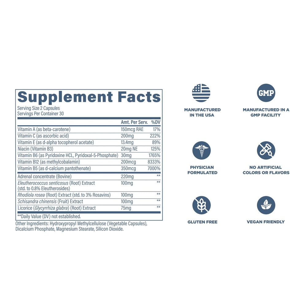 Revive MD AdrenalCore serving with water for easy daily use.
