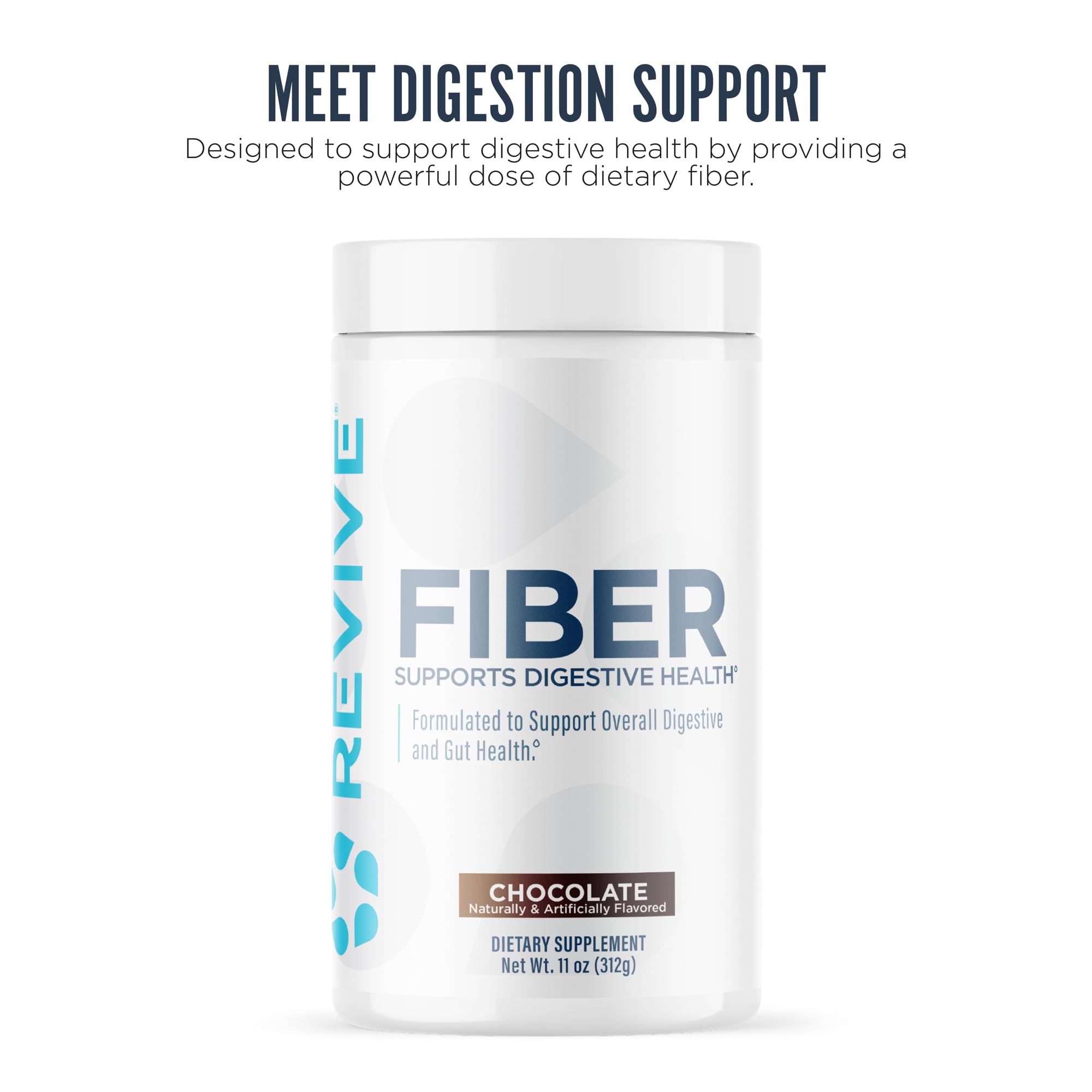 Revive MD Fiber scoop serving highlights convenient daily dose for digestion support