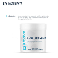 Revive MD bottle close-up emphasizes vegan, allergen-free formula