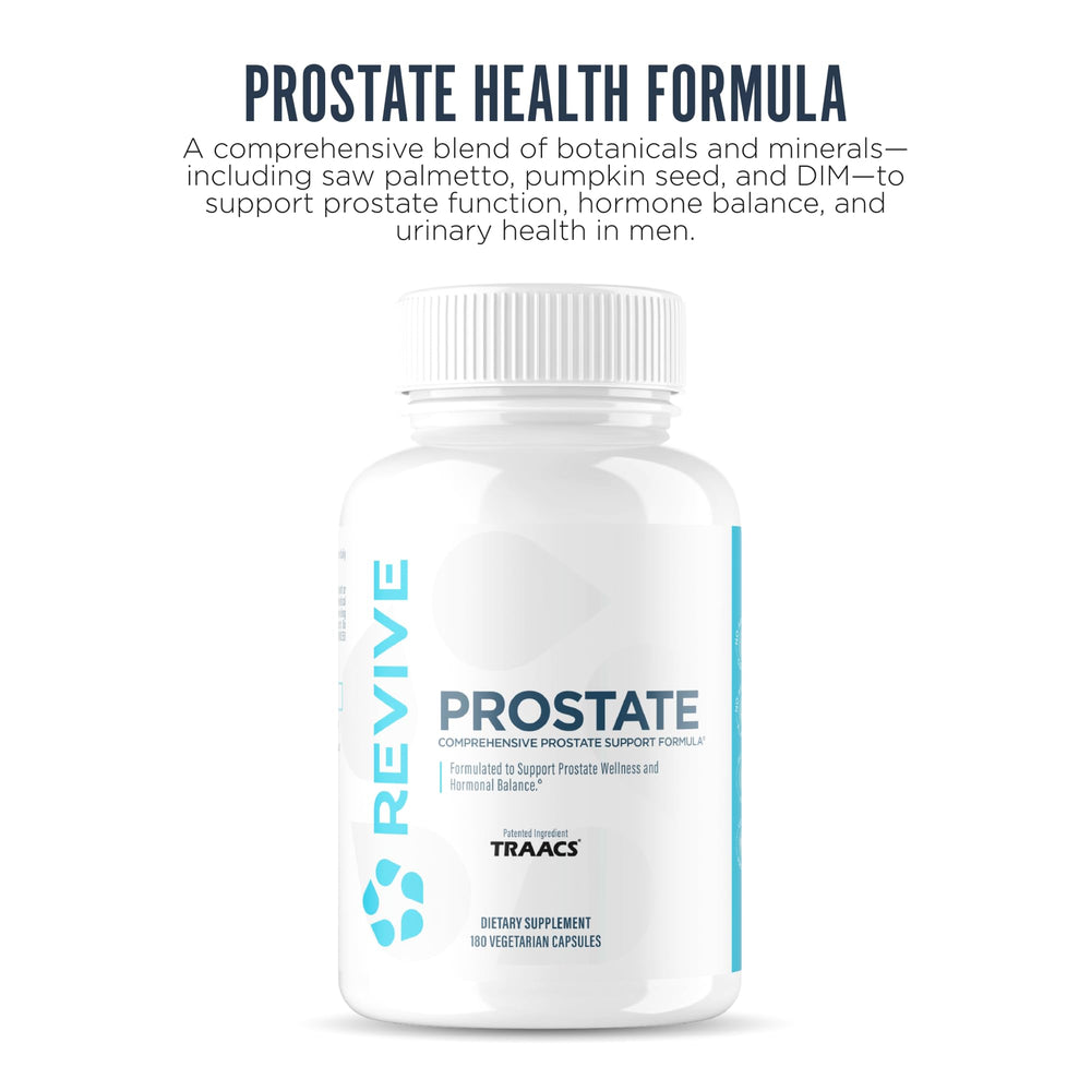Capsules ready for daily use to support urinary comfort with Revive MD Prostate.