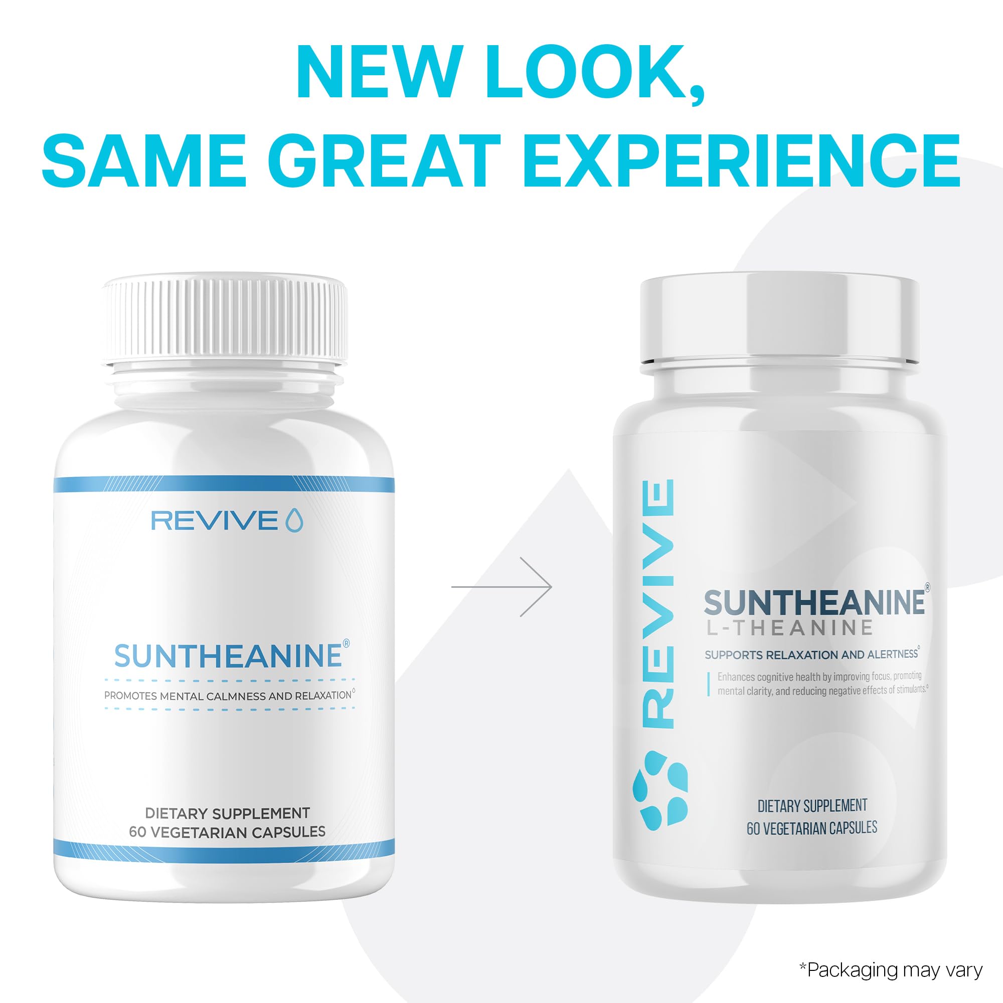 Vegan gluten-free symbol on Revive Suntheanine packaging