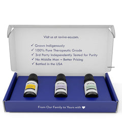REVIVEEO Top 3 Kit Lemon bottle lifts mood and freshens indoor air
