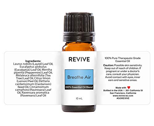 REVIVEEO Breathe Air massage oil with dilution for skin care.