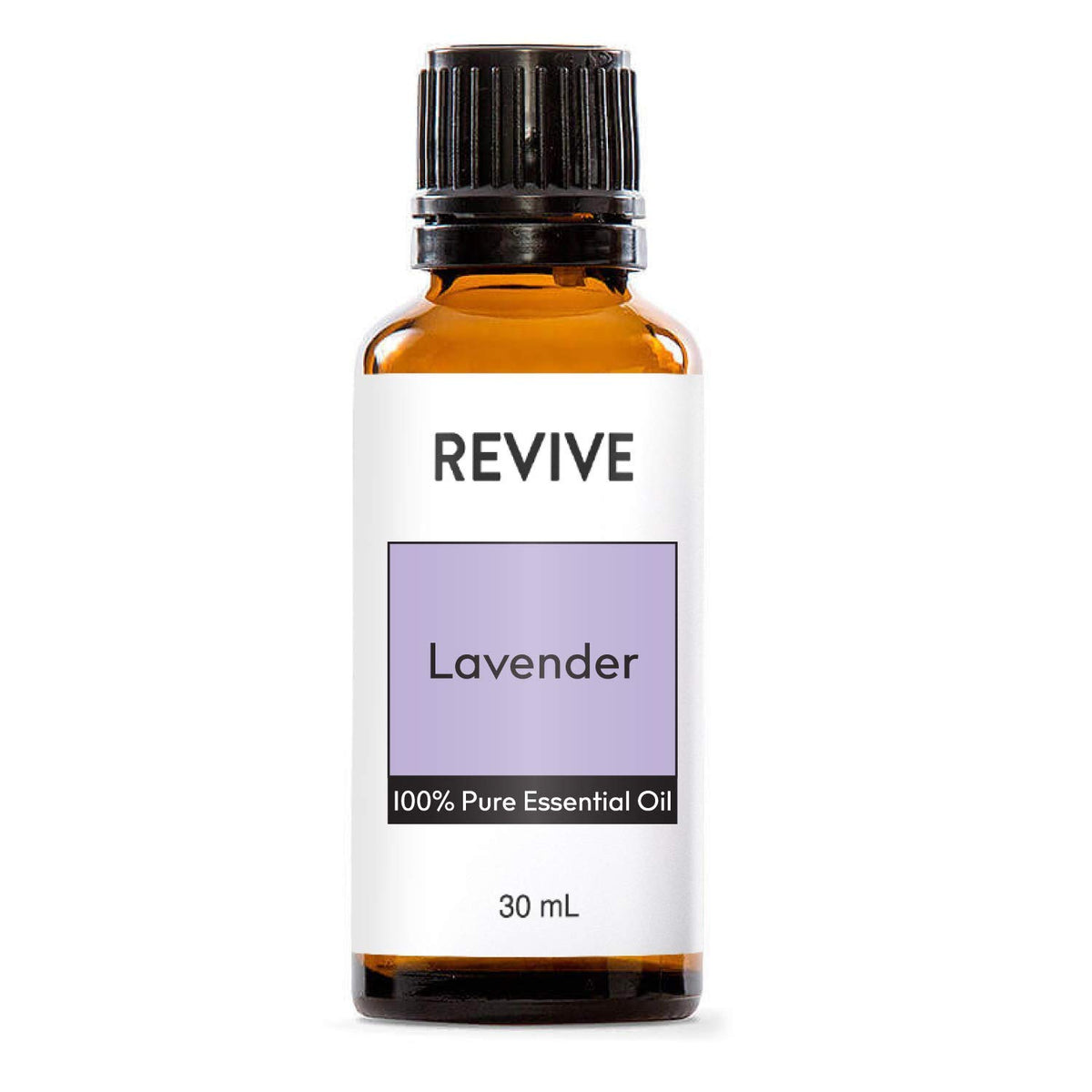 REVIVEEO Lavender Oil 30ml bottle for diffusion promotes calming ambiance.