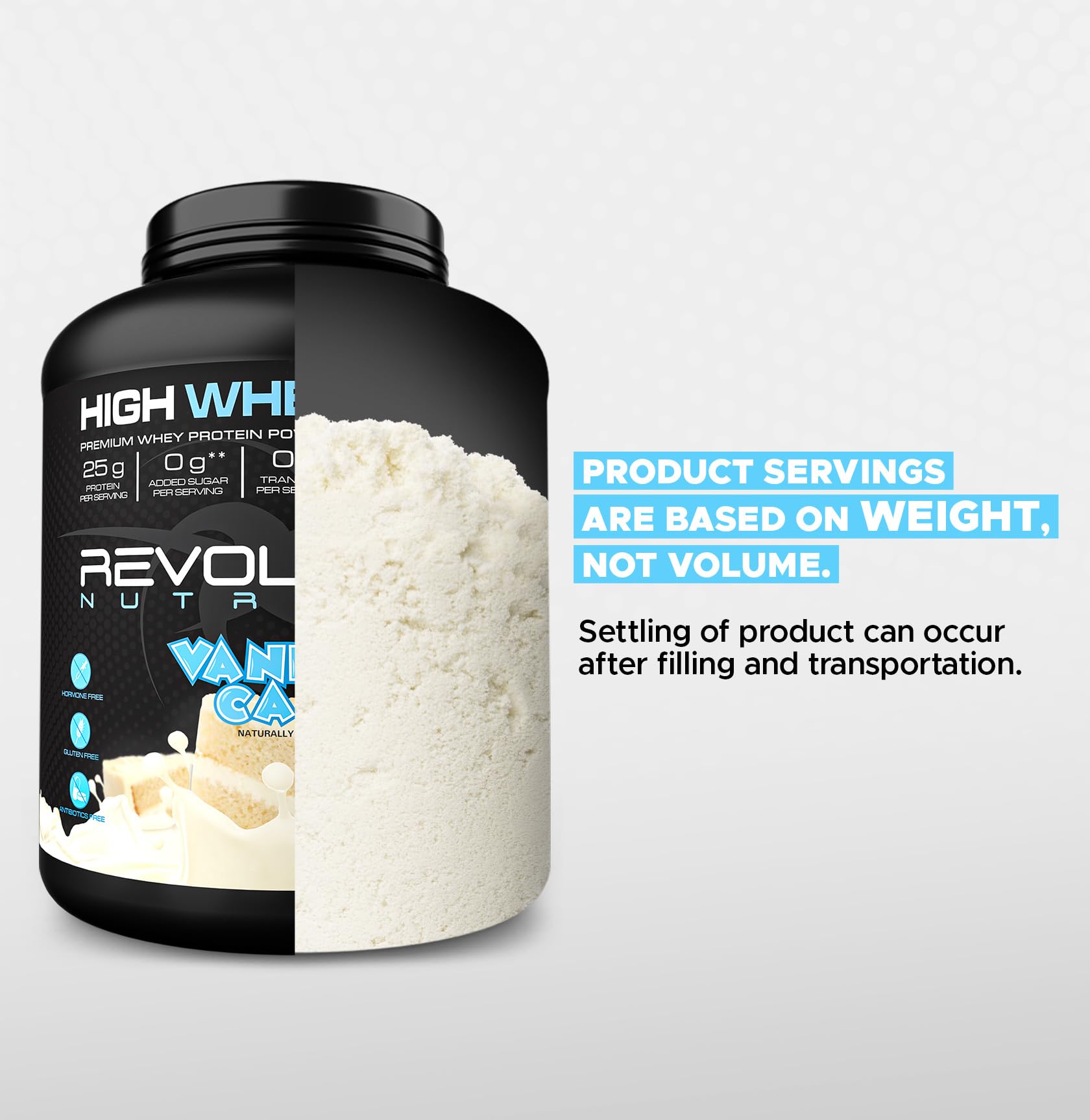 Revolution Nutrition High Whey serving idea for smoothie bowl or shake
