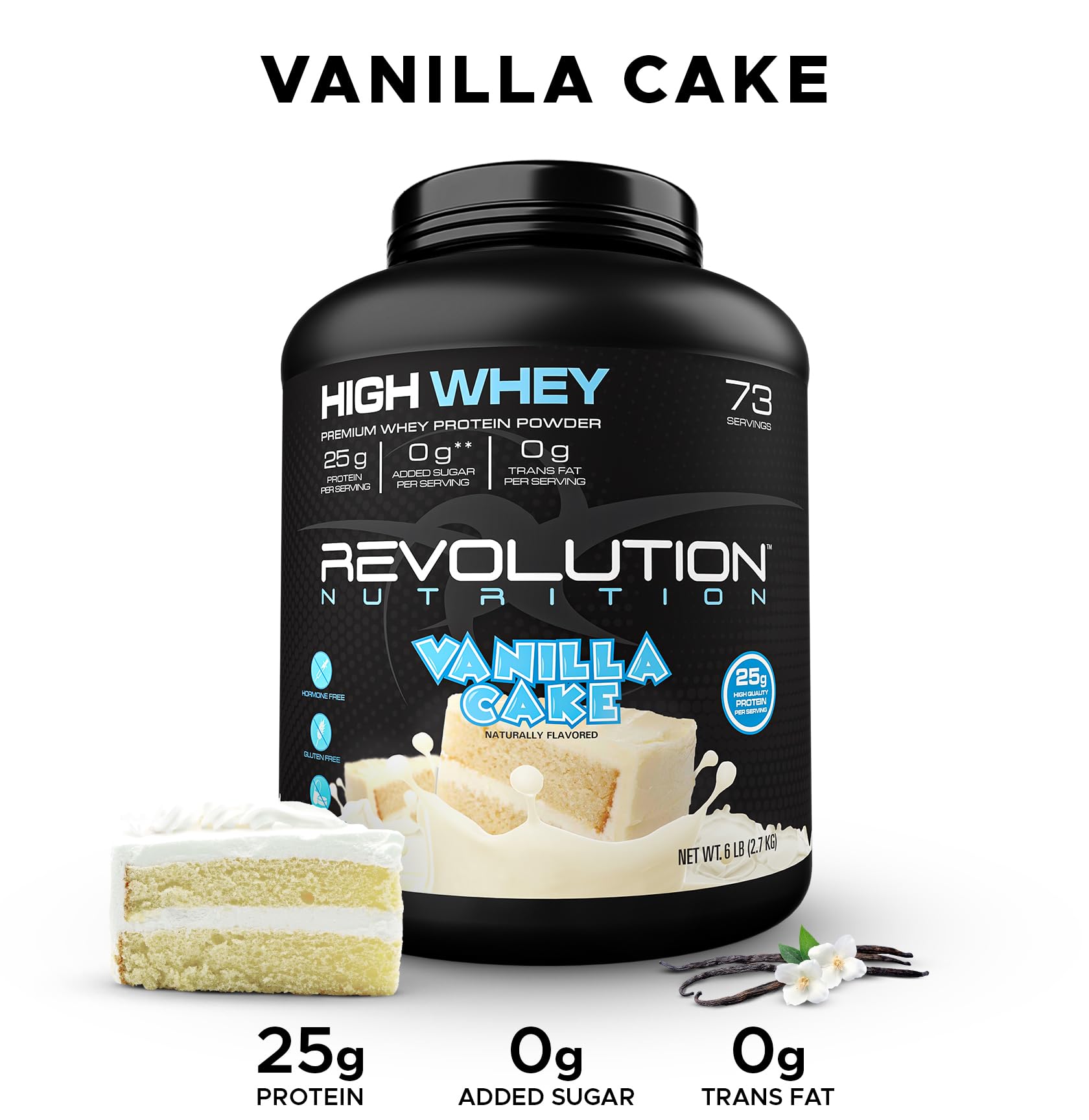 Revolution Nutrition High Whey shaker ready for quick protein shakes after training