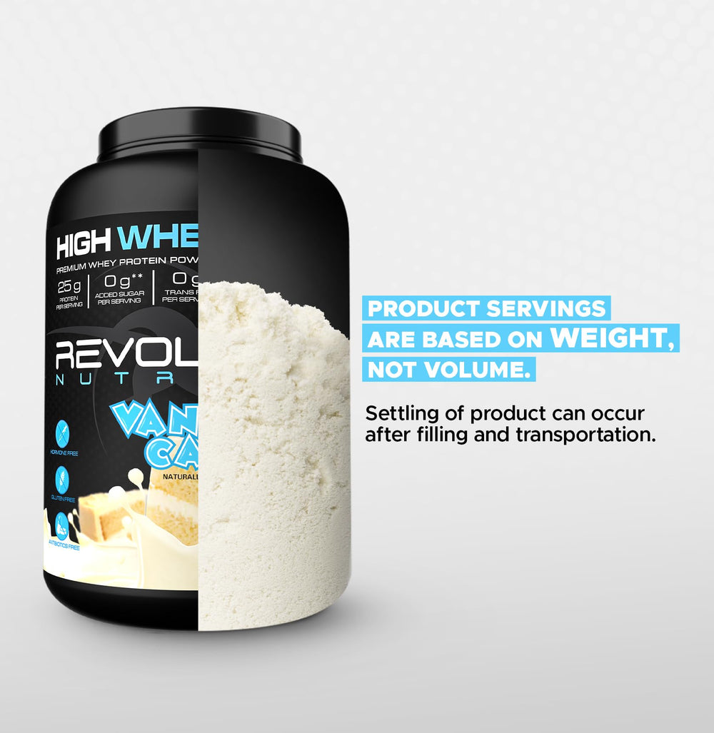 Serving idea: Revolution Nutrition High Whey Vanilla Cake shake with breakfast oats